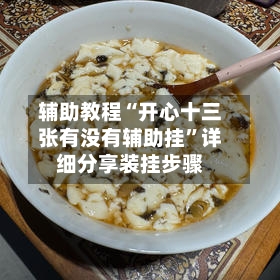 辅助教程“开心十三张有没有辅助挂	”详细分享装挂步骤-第1张图片