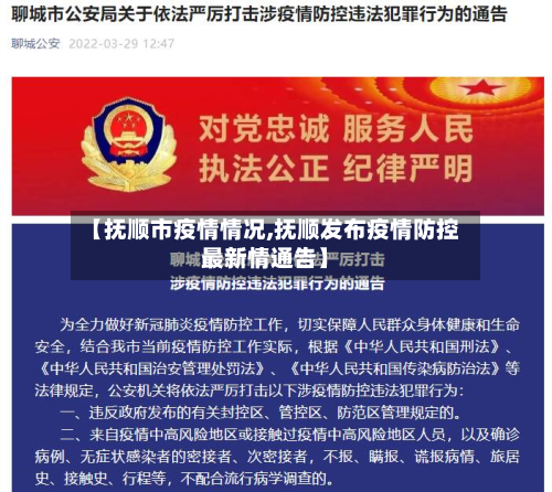 【抚顺市疫情情况,抚顺发布疫情防控最新情通告】-第3张图片