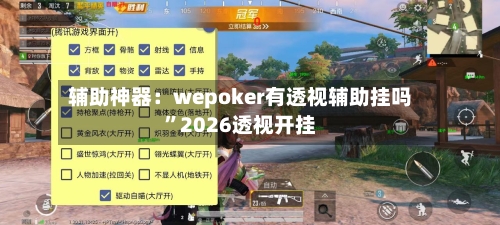 辅助神器：wepoker有透视辅助挂吗”2026透视开挂-第3张图片