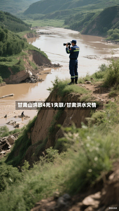 甘肃山洪致4死1失联/甘肃洪水灾情-第1张图片