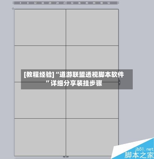 [教程经验]“道游联盟透视脚本软件	”详细分享装挂步骤-第1张图片