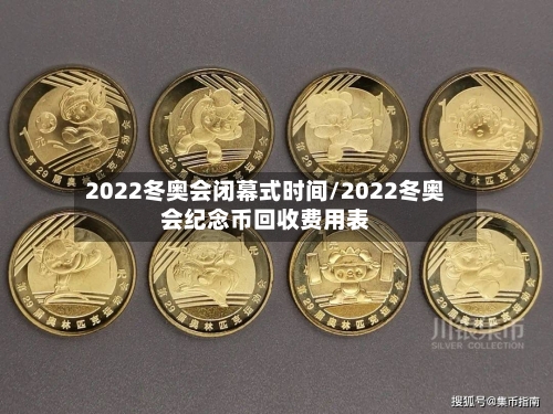 2022冬奥会闭幕式时间/2022冬奥会纪念币回收费用表-第1张图片