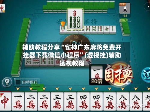 辅助教程分享“雀神广东麻将免费开挂器下载微信小程序”(透视挂)辅助透视教程-第2张图片
