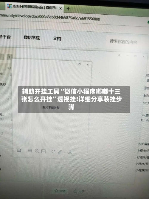 辅助开挂工具“微信小程序嘟嘟十三张怎么开挂”透视挂!详细分享装挂步骤-第1张图片