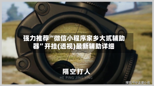 强力推荐“微信小程序家乡大贰辅助器”开挂(透视)最新辅助详细-第2张图片