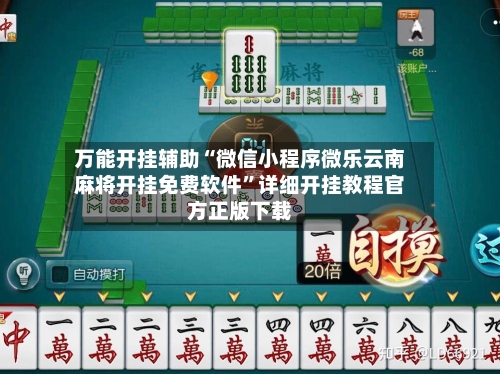 万能开挂辅助“微信小程序微乐云南麻将开挂免费软件”详细开挂教程官方正版下载-第3张图片