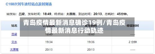 青岛疫情最新消息确诊19例/青岛疫情最新消息行动轨迹-第1张图片
