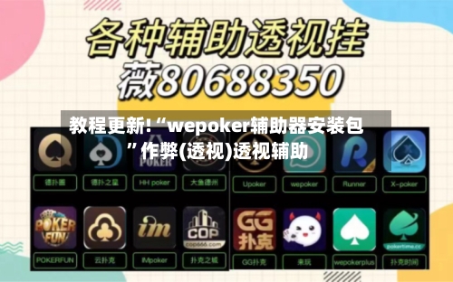教程更新!“wepoker辅助器安装包	”作弊(透视)透视辅助-第2张图片
