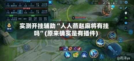 实测开挂辅助“人人燕赵麻将有挂吗”(原来确实是有插件)-第1张图片