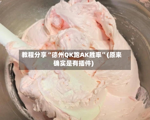 教程分享“德州QK跑AK胜率”(原来确实是有插件)-第2张图片