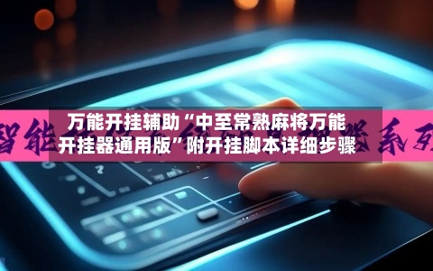 万能开挂辅助“中至常熟麻将万能开挂器通用版”附开挂脚本详细步骤-第3张图片