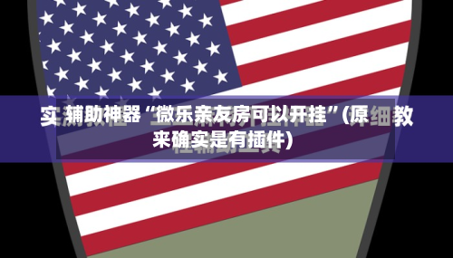 辅助神器“微乐亲友房可以开挂	”(原来确实是有插件)-第1张图片