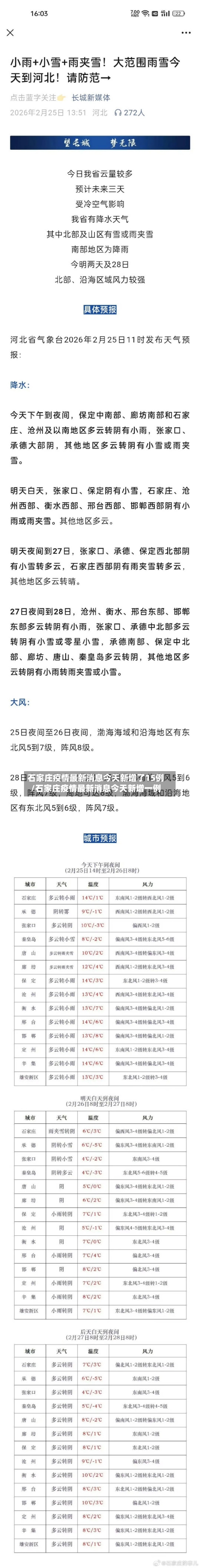 石家庄疫情最新消息今天新增了15例/石家庄疫情最新消息今天新增一例-第2张图片