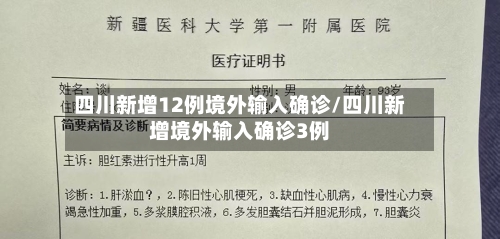 四川新增12例境外输入确诊/四川新增境外输入确诊3例-第2张图片