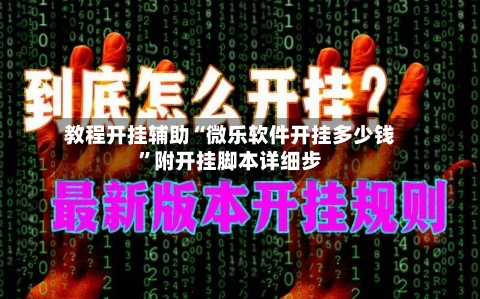 教程开挂辅助“微乐软件开挂多少钱”附开挂脚本详细步-第2张图片