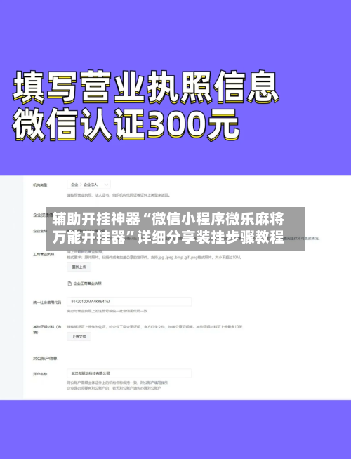 辅助开挂神器“微信小程序微乐麻将万能开挂器”详细分享装挂步骤教程-第2张图片