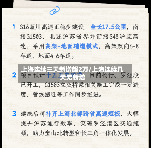 上海连续三天新增超2万/上海连续几天无新增-第1张图片