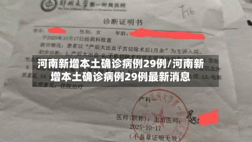 河南新增本土确诊病例29例/河南新增本土确诊病例29例最新消息-第2张图片