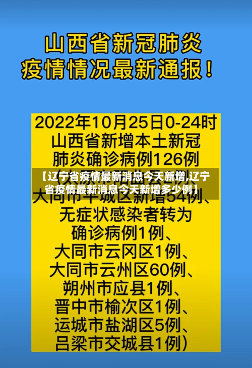 【辽宁省疫情最新消息今天新增,辽宁省疫情最新消息今天新增多少例】-第3张图片