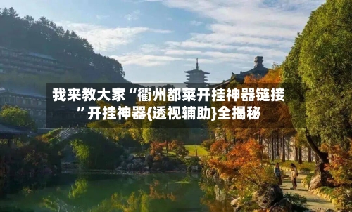 我来教大家“衢州都莱开挂神器链接	”开挂神器{透视辅助}全揭秘-第1张图片
