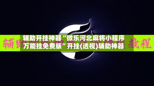 辅助开挂神器“微乐河北麻将小程序万能挂免费版”开挂(透视)辅助神器-第1张图片