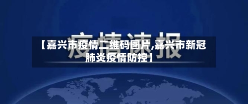 【嘉兴市疫情二维码图片,嘉兴市新冠肺炎疫情防控】-第3张图片