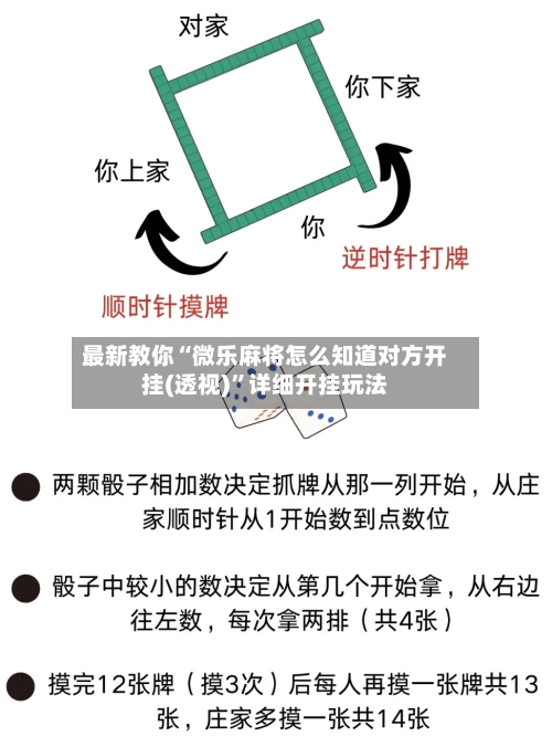最新教你“微乐麻将怎么知道对方开挂(透视)”详细开挂玩法-第3张图片