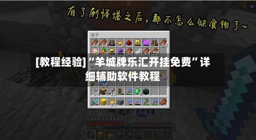 [教程经验]“羊城牌乐汇开挂免费”详细辅助软件教程-第1张图片
