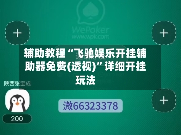 辅助教程“飞驰娱乐开挂辅助器免费(透视)”详细开挂玩法-第1张图片