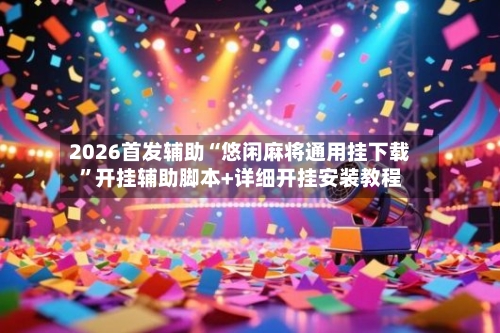 2026首发辅助“悠闲麻将通用挂下载”开挂辅助脚本+详细开挂安装教程-第2张图片