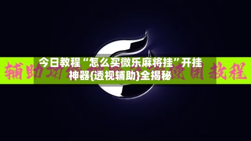 今日教程“怎么买微乐麻将挂”开挂神器{透视辅助}全揭秘-第3张图片