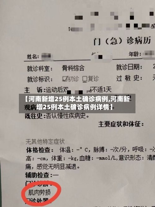 【河南新增25例本土确诊病例,河南新增25例本土确诊病例详情】-第2张图片