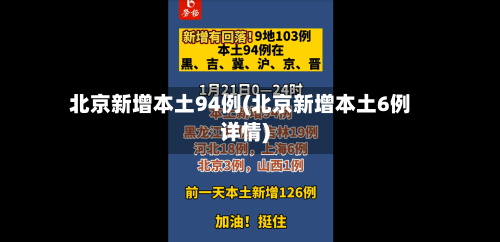 北京新增本土94例(北京新增本土6例详情)-第1张图片