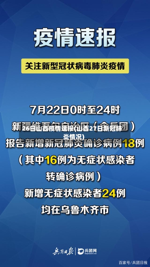 26日山西疫情速报(山西27日新冠肺炎情况)-第1张图片