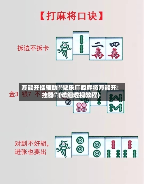 万能开挂辅助“微乐广西麻将万能开挂器”(详细透视教程)-第2张图片