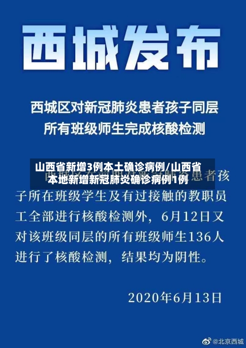 山西省新增3例本土确诊病例/山西省本地新增新冠肺炎确诊病例1例-第1张图片