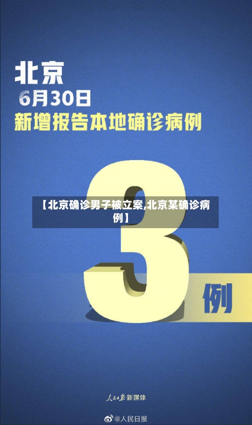 【北京确诊男子被立案,北京某确诊病例】-第1张图片