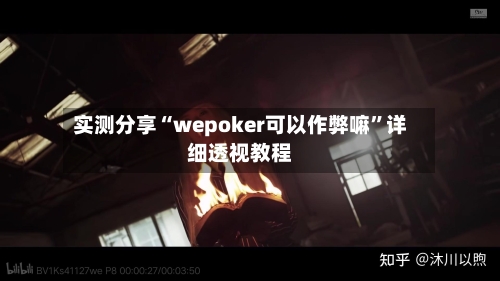 实测分享“wepoker可以作弊嘛	”详细透视教程-第2张图片