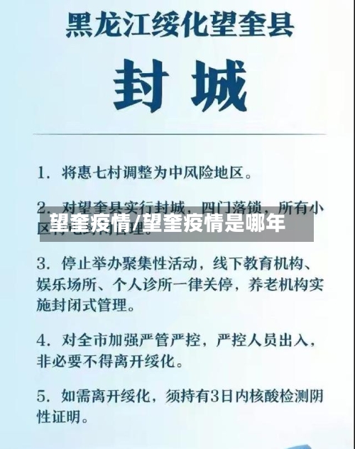 望奎疫情/望奎疫情是哪年-第3张图片