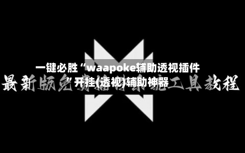 一键必胜“waapoke辅助透视插件”开挂(透视)辅助神器-第1张图片