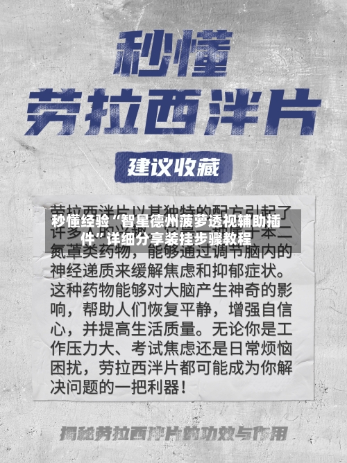 秒懂经验“智星德州菠萝透视辅助插件”详细分享装挂步骤教程-第1张图片