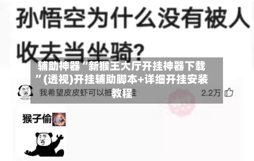 辅助神器“新猴王大厅开挂神器下载	”(透视)开挂辅助脚本+详细开挂安装教程-第1张图片
