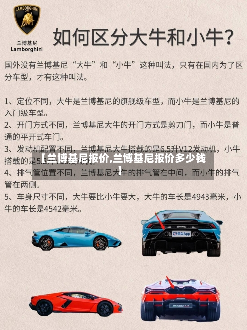 【兰博基尼报价,兰博基尼报价多少钱】-第2张图片