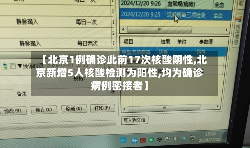 【北京1例确诊此前17次核酸阴性,北京新增5人核酸检测为阳性,均为确诊病例密接者】-第2张图片