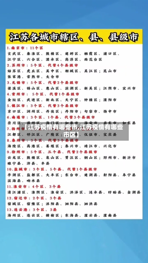 【江苏疫情有哪些市,江苏疫情有哪些市区】-第1张图片