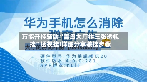 万能开挂辅助“青鸟大厅拼三张透视挂	”透视挂!详细分享装挂步骤-第1张图片