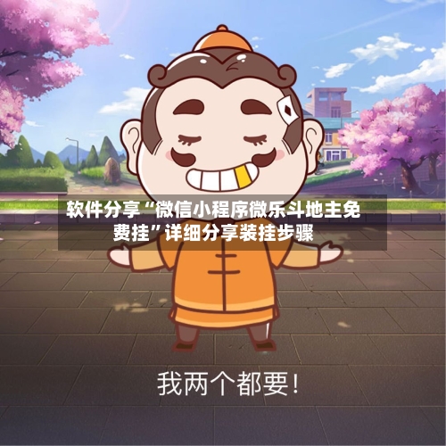软件分享“微信小程序微乐斗地主免费挂”详细分享装挂步骤-第1张图片
