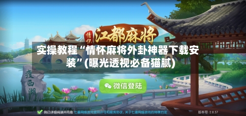 实操教程“情怀麻将外卦神器下载安装	”(曝光透视必备猫腻)-第1张图片