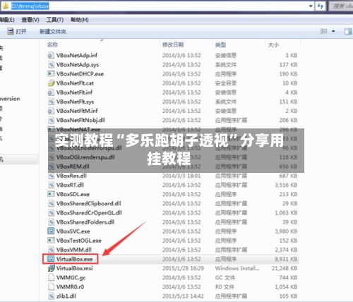 实测教程“多乐跑胡子透视”分享用挂教程-第1张图片