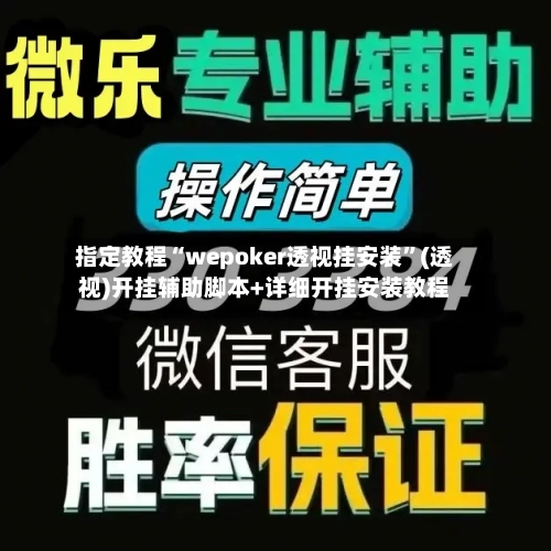 指定教程“wepoker透视挂安装	”(透视)开挂辅助脚本+详细开挂安装教程-第1张图片